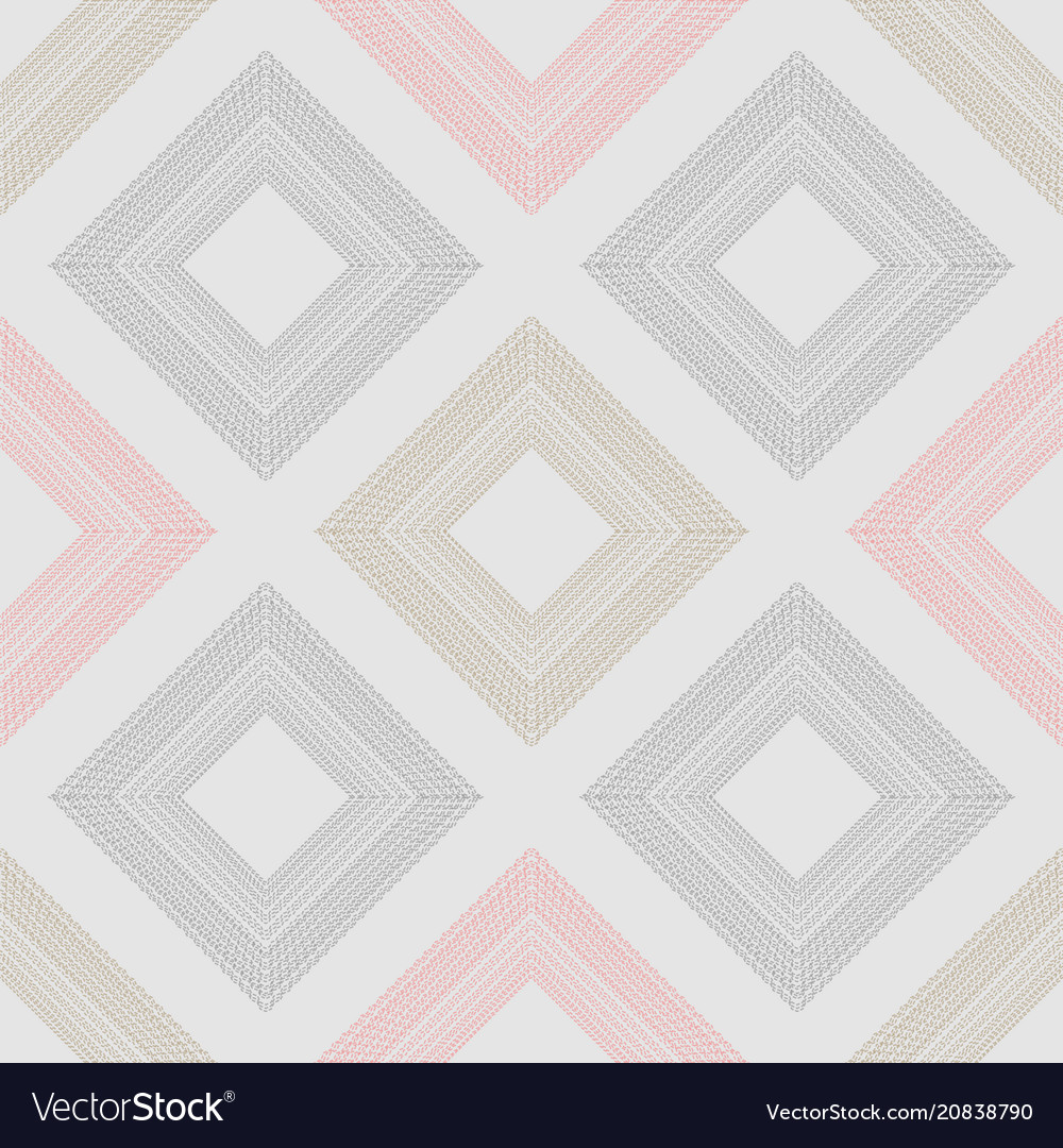 Colorful Geometric Squares Pattern
