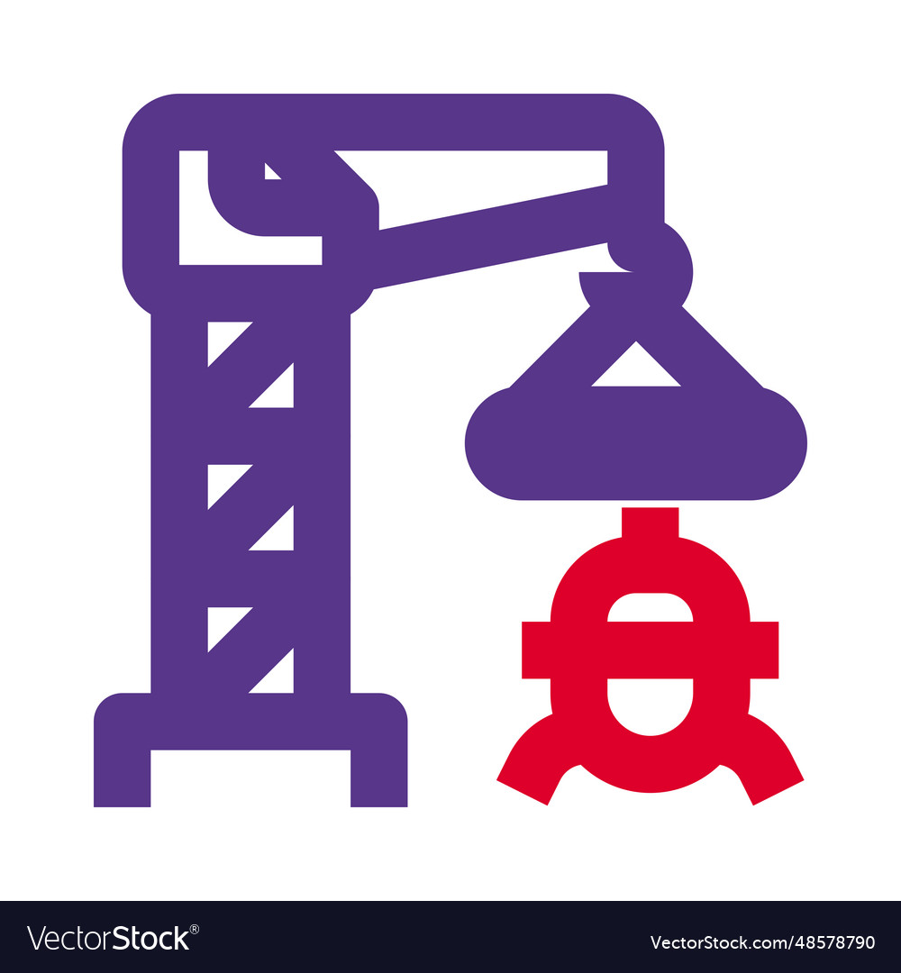 Employee operating hoisting device in factory