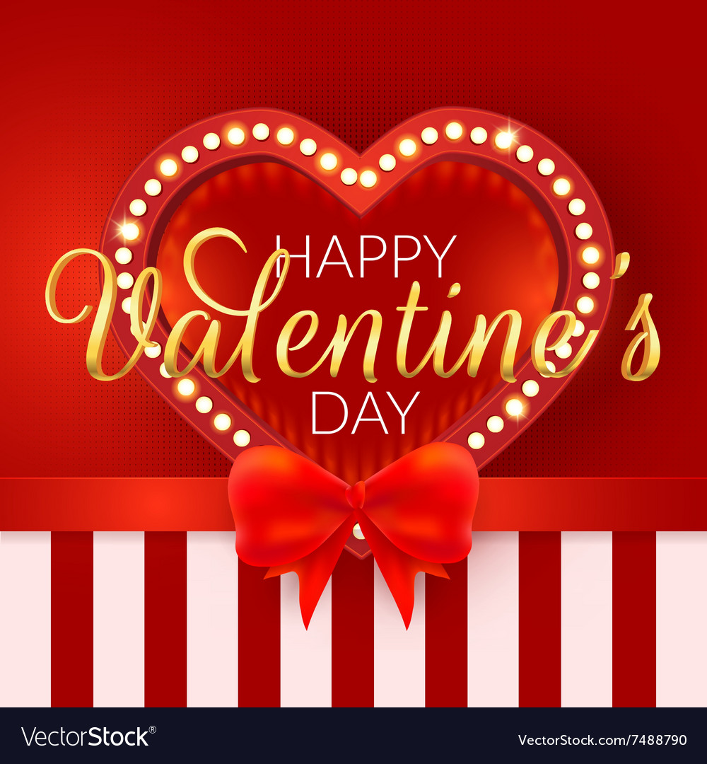 Happy Valentines Day Royalty Free Vector Image