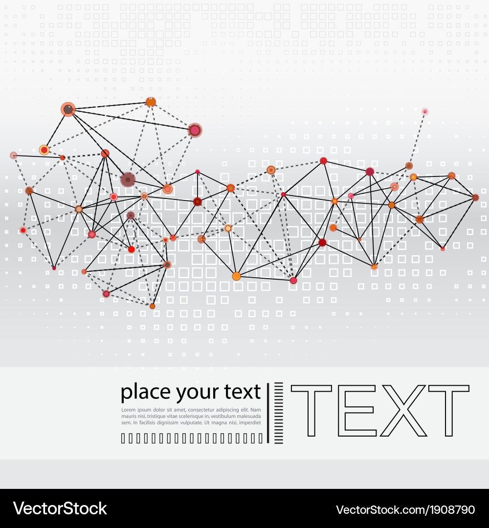 Molecule and communication background Royalty Free Vector