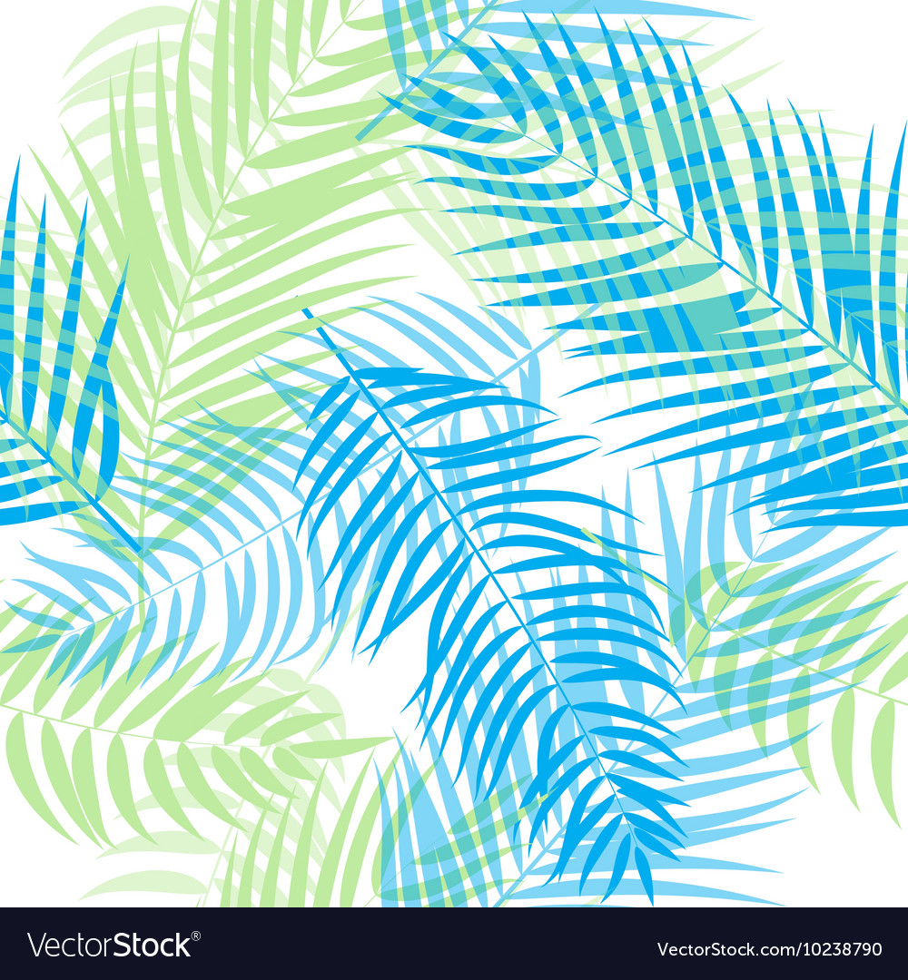 Palm Leaf Seamless Pattern
