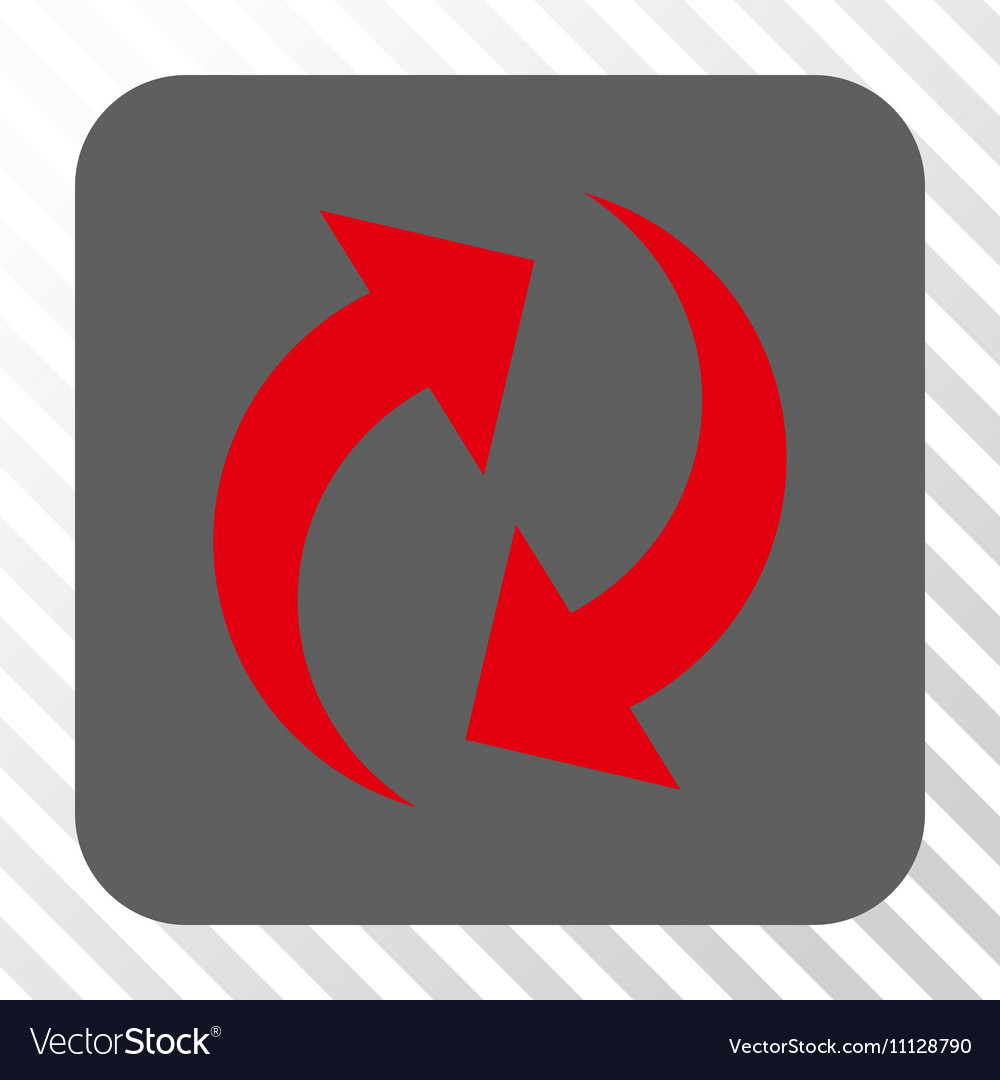 Refresh rounded square button
