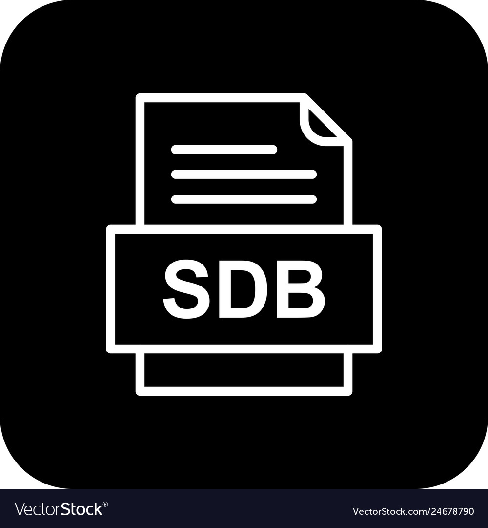 Sdb file document icon