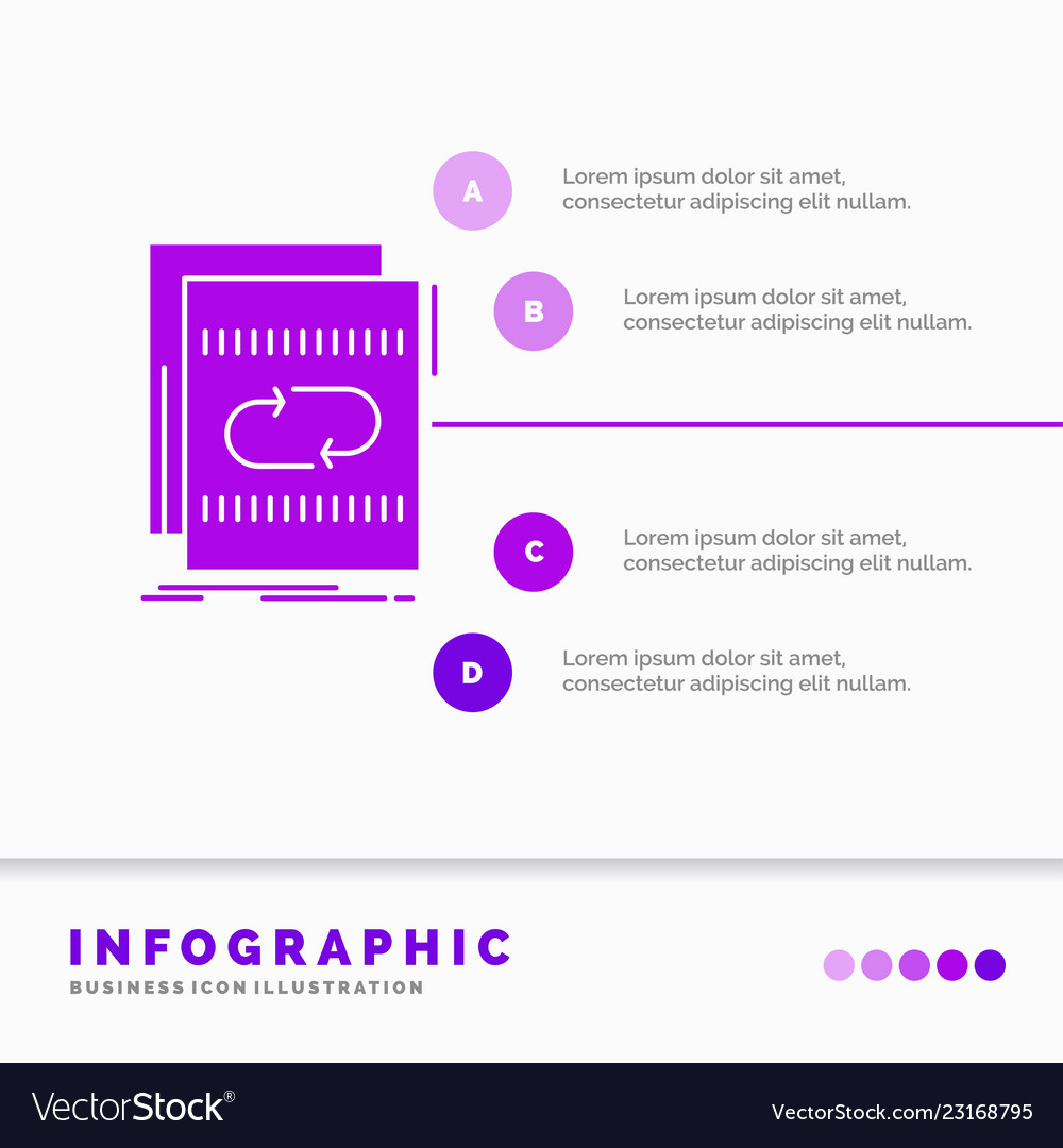 Audio file loop mix sound infographics template