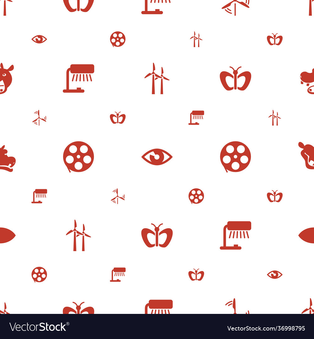 Bright icons pattern seamless white background