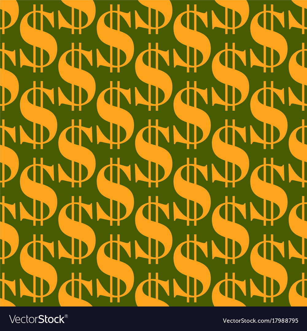 Cartoon of dollar currency symbol