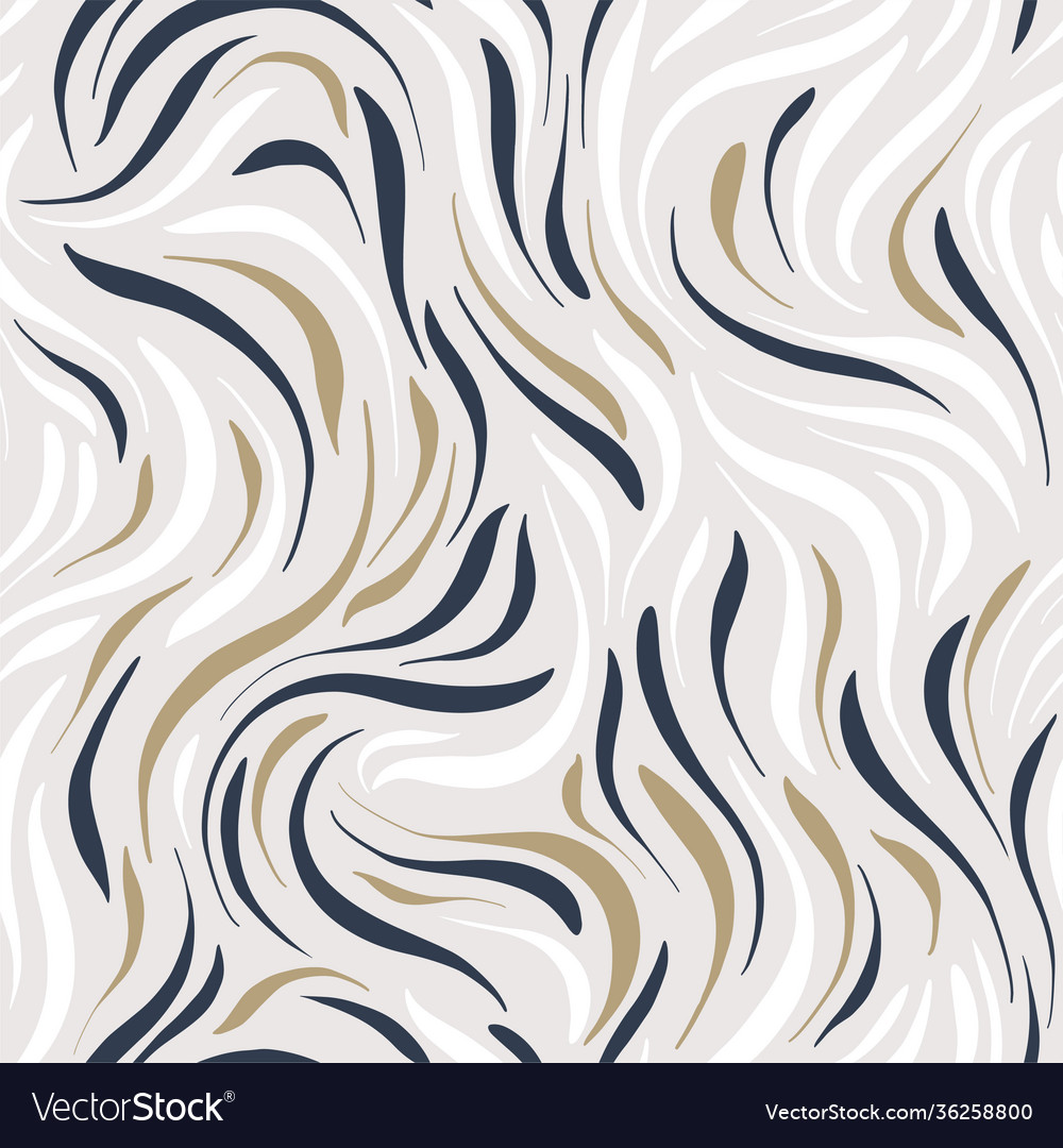 Abstract seamless pattern with curly lines Vector Image Abstract seamless pattern with curly lines