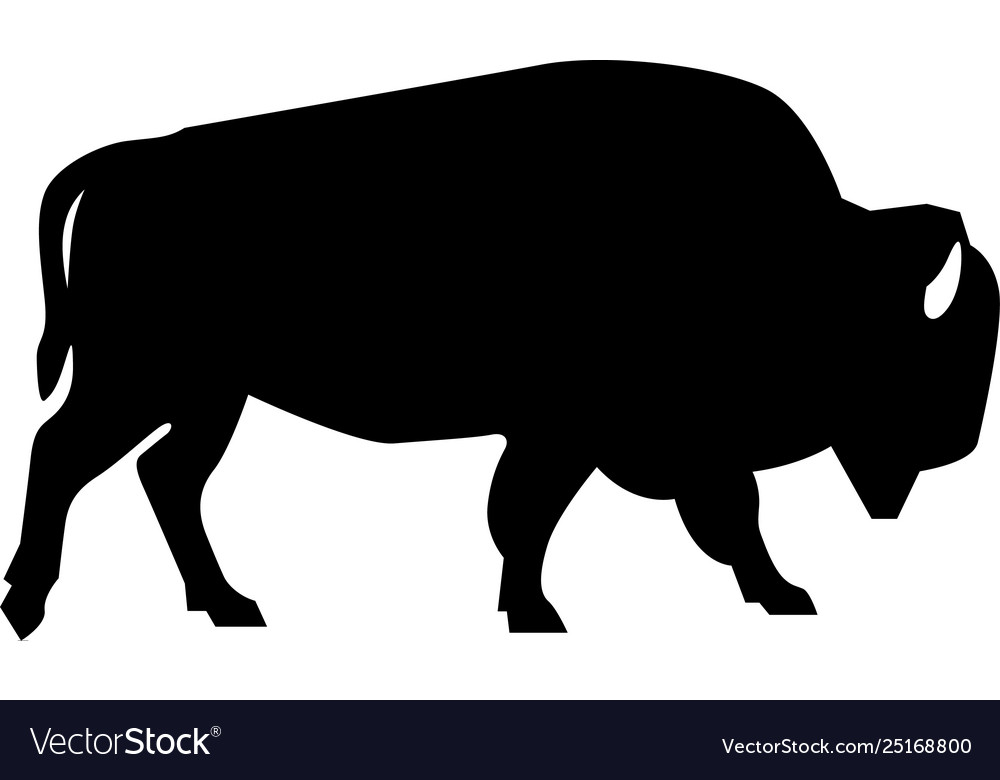 Bison eps Royalty Free Vector Image - VectorStock