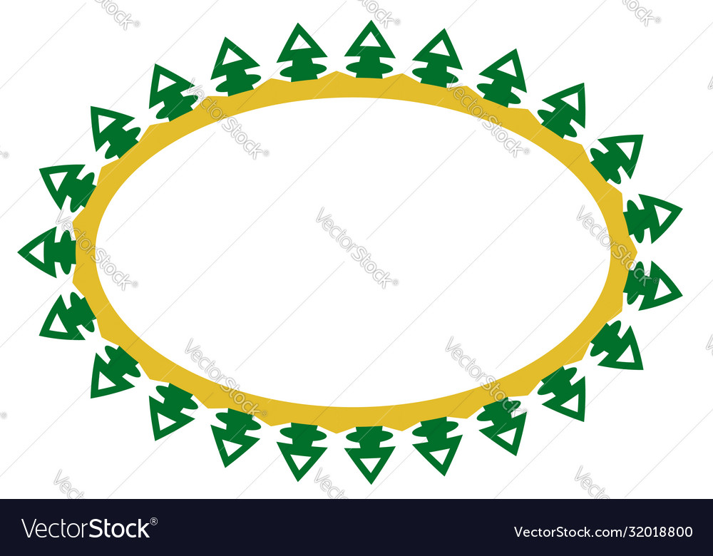 Seamless oval decoration traditional house old Vector Image