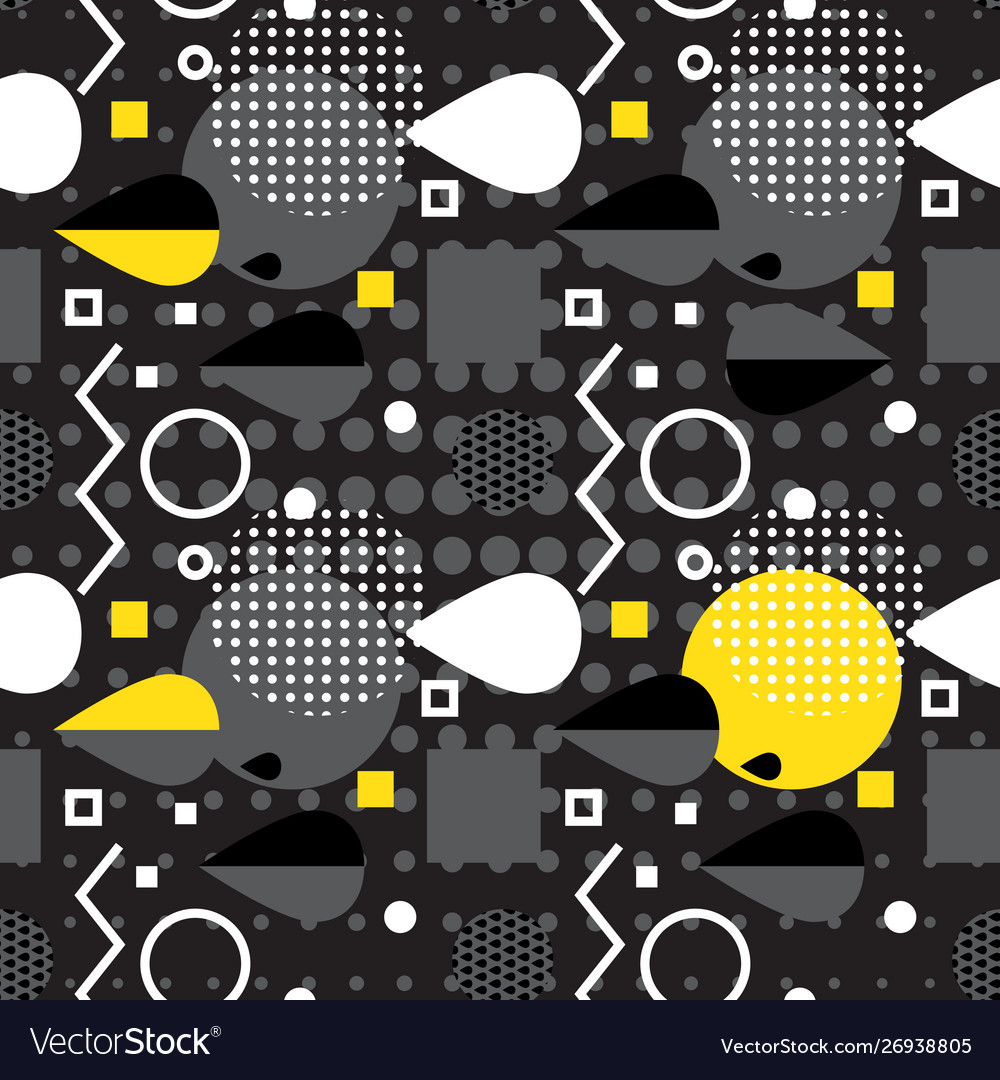 Abstract geometric seamless pattern with simple