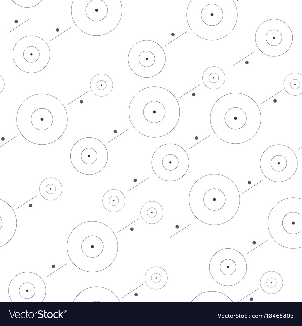 Abstract seamless pattern with geometrical shapes