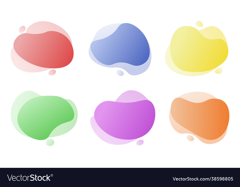 Abstract trendy bright modern gradient graphic