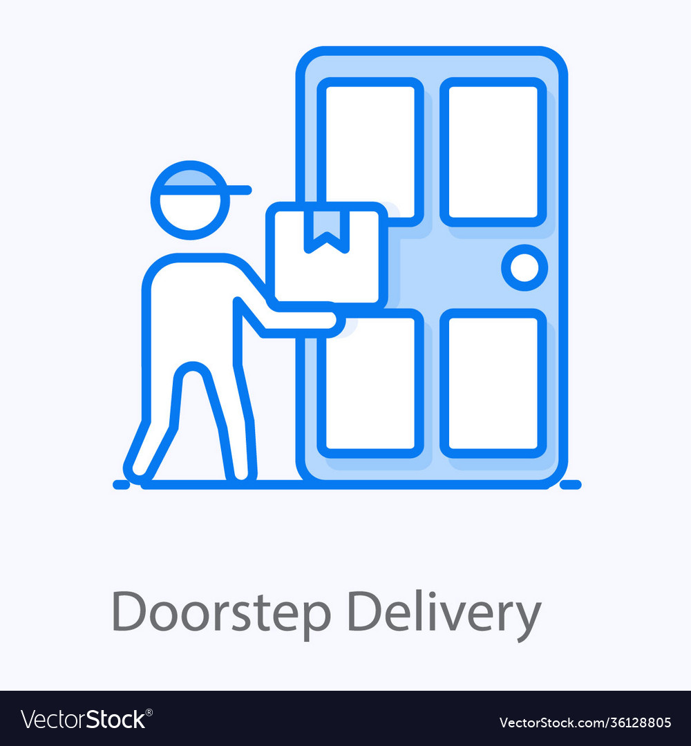 Doorstep Delivery Vector Art, Icons, and Graphics for Free Download