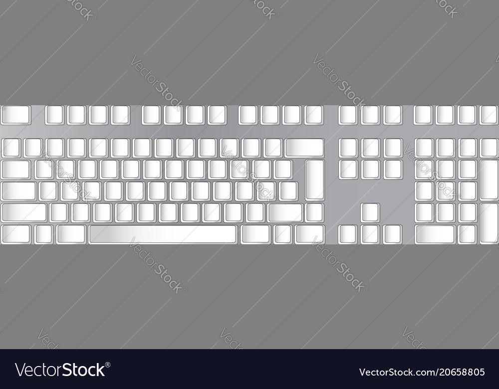 Empty Computer Keyboard