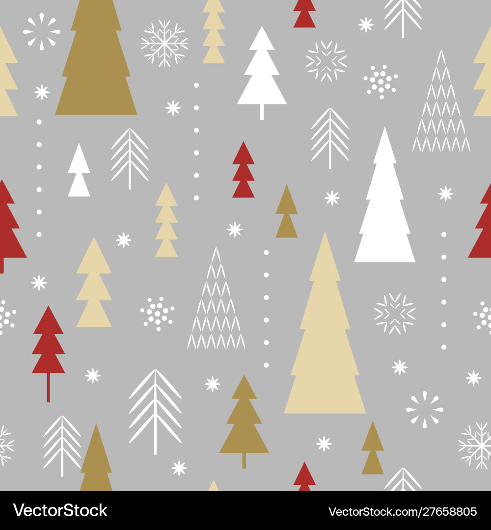 Seamless christmas pattern Royalty Free Vector Image