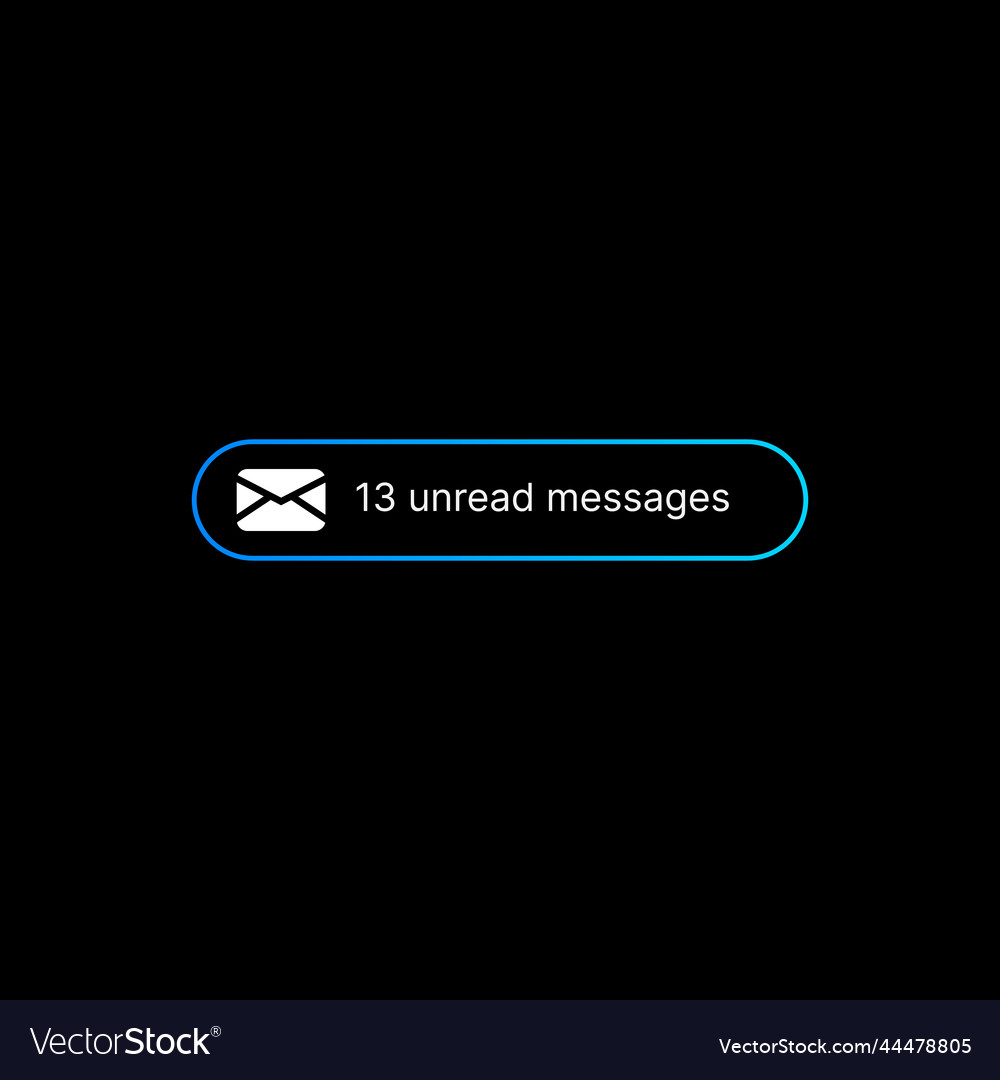 Unread messages notification banner