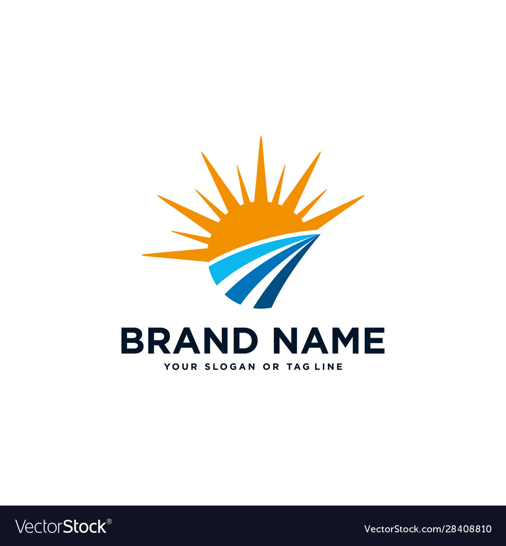 Creative logo design sunshine