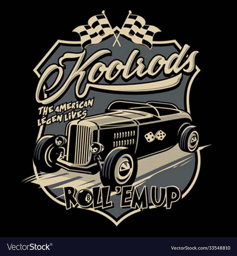 Koolrods Royalty Free Vector Image - VectorStock