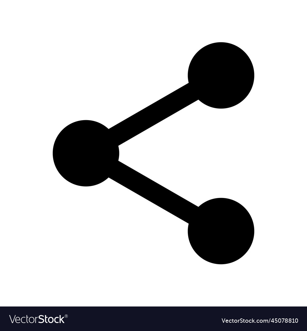 Share sharing icon social networking service vector image Share sharing icon social networking service