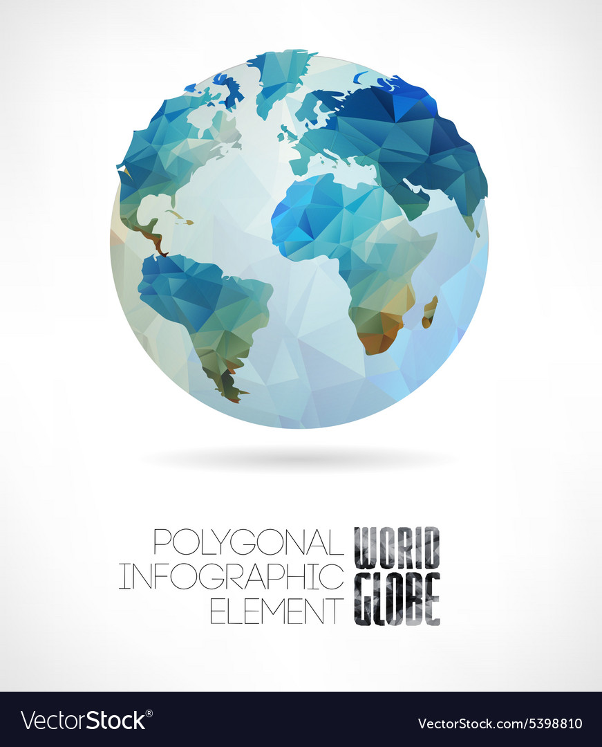 Triangular Globe Map