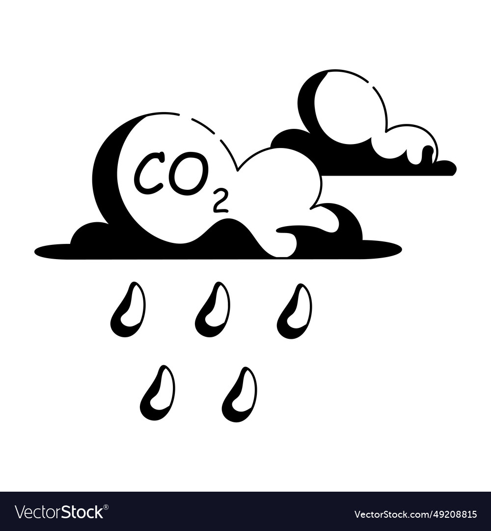 Acid rain Royalty Free Vector Image - VectorStock