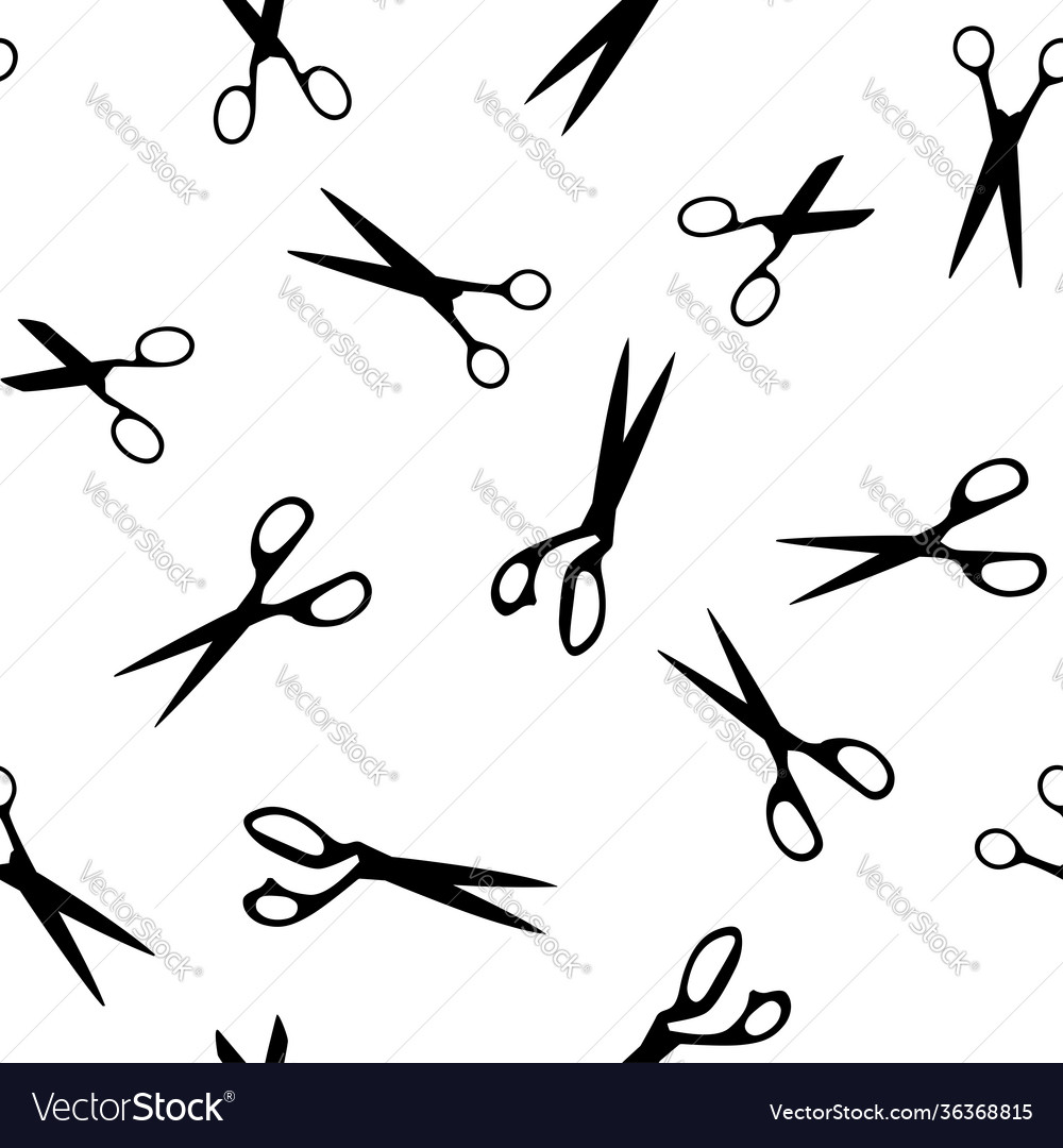 Scissors Pattern - Seamless