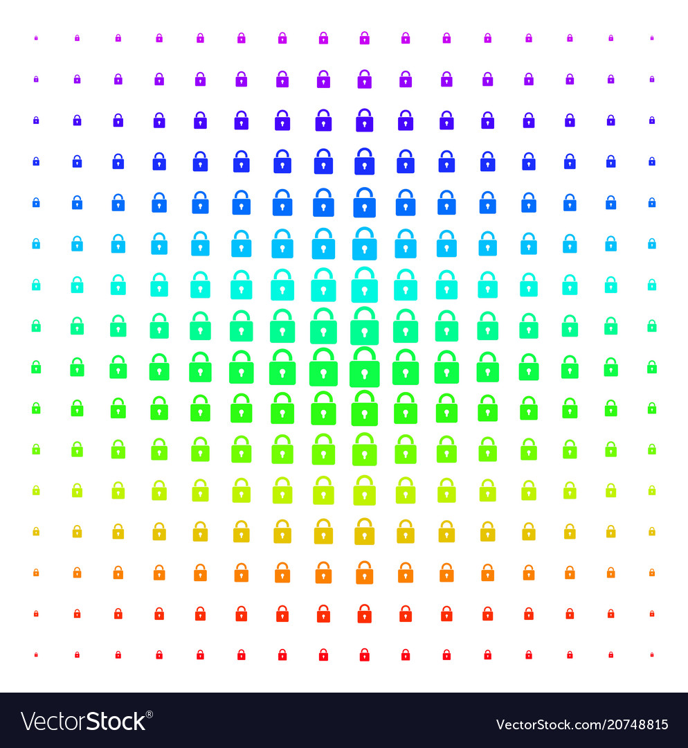 Spectrum Halftone Lock Grid