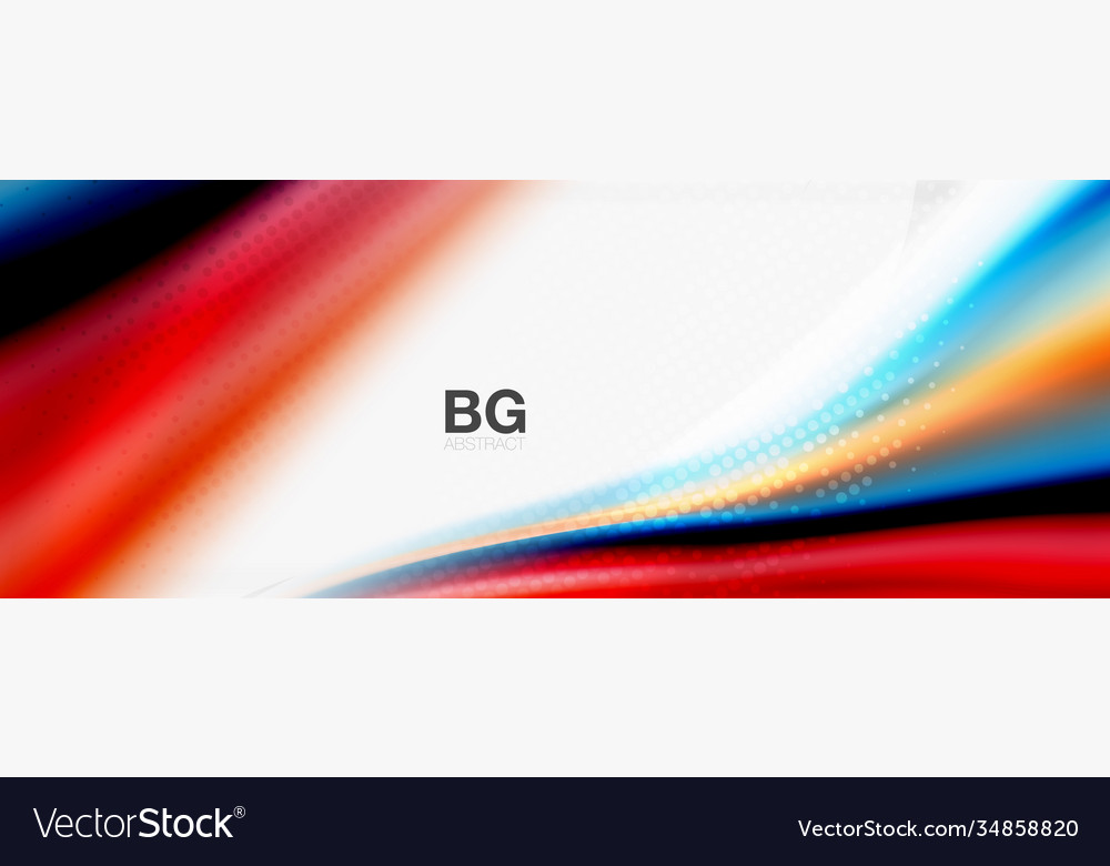 Abstract background smooth flowing lines blurred