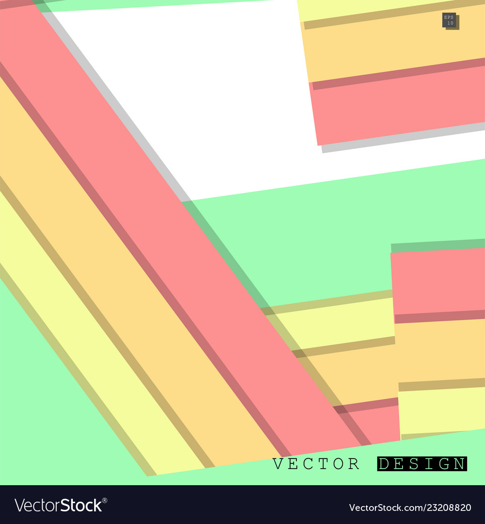 Abstract design with a background of colorful