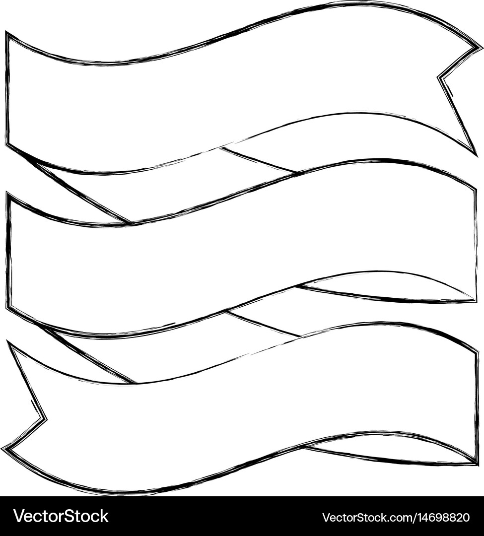 Artistic ribbon isolated icon Royalty Free Vector Image