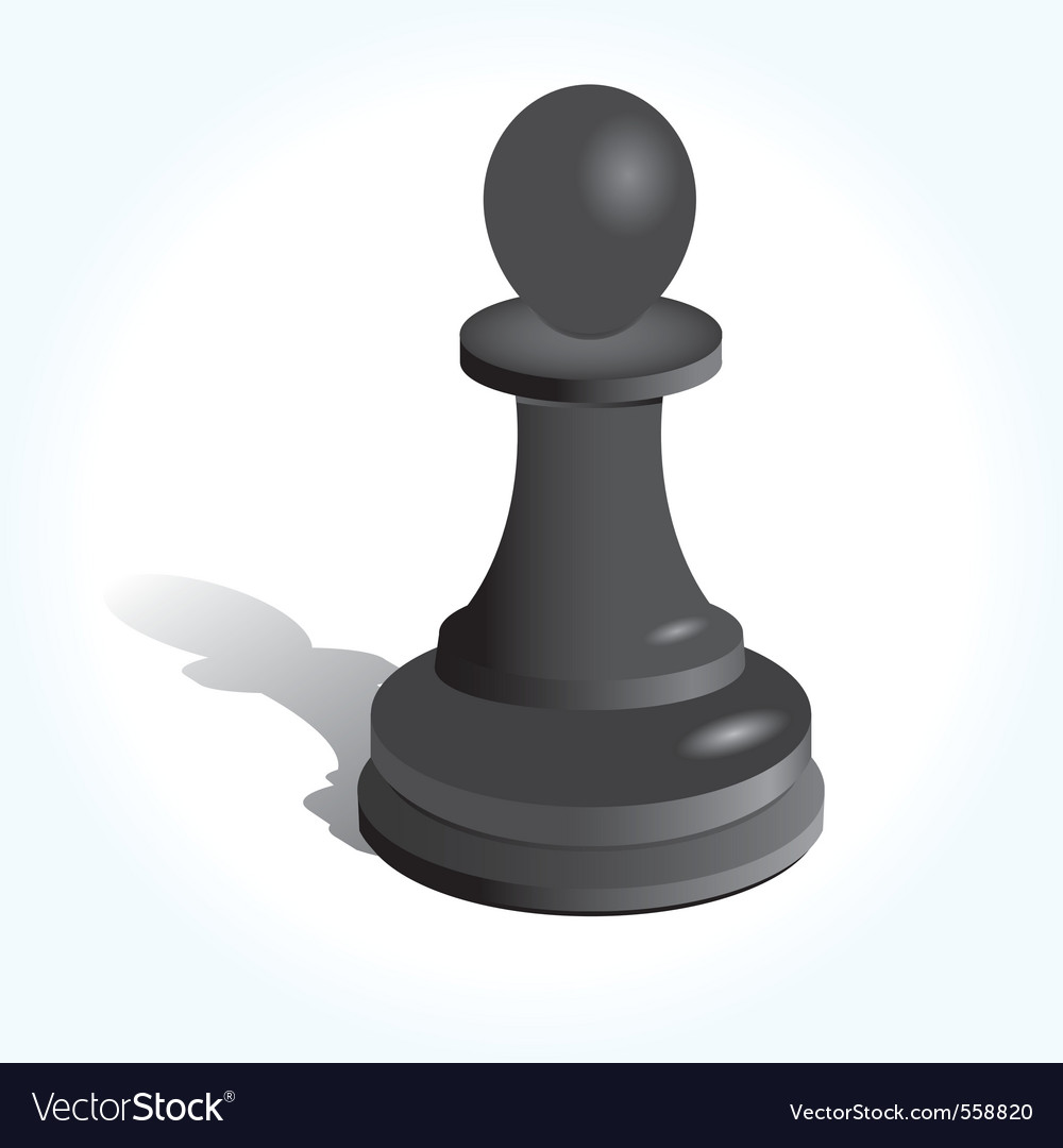 Two chess pawns Royalty Free Vector Image - VectorStock