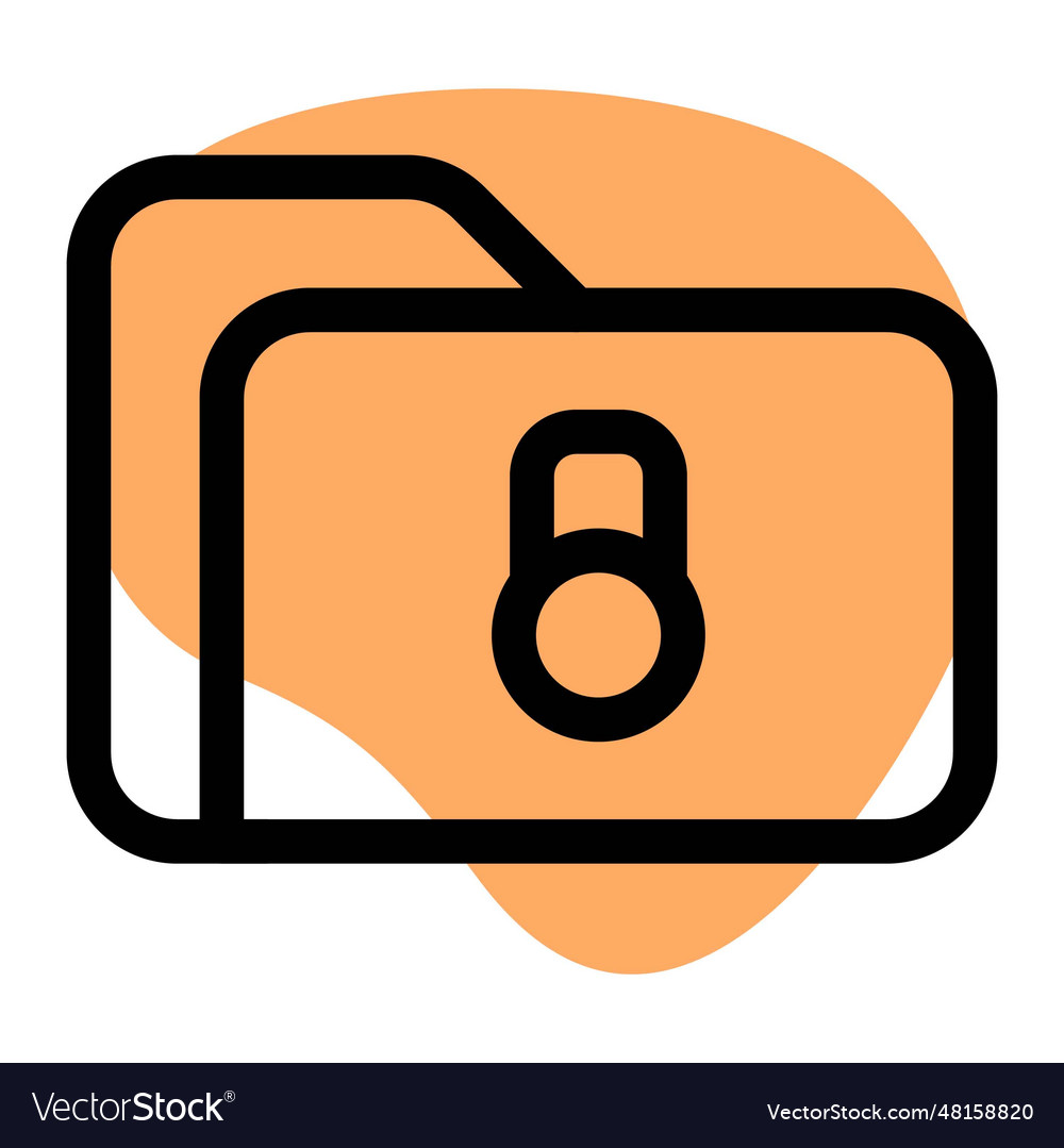 Information protected by locking the folder