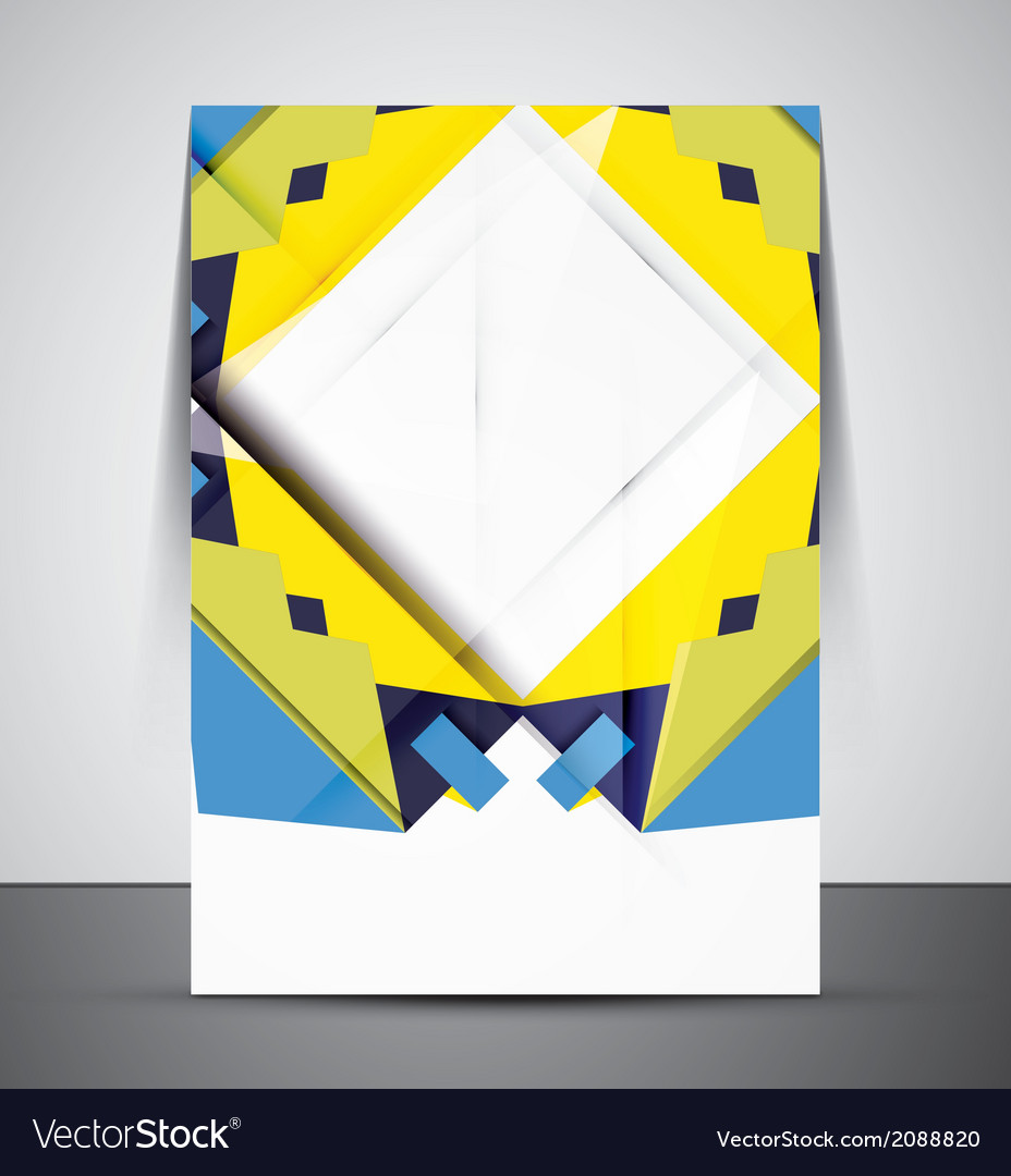 Multipurpose cmyk geometric print template