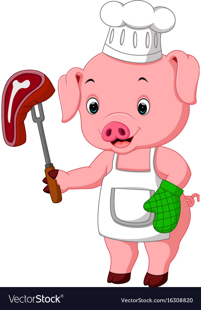 Pigs Chef Clipart