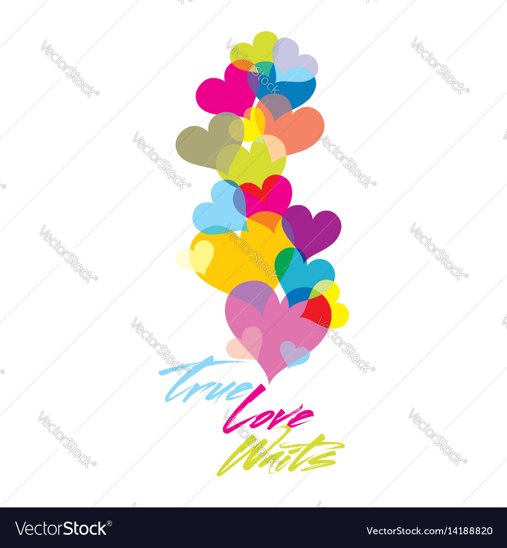 True love Royalty Free Vector Image - VectorStock