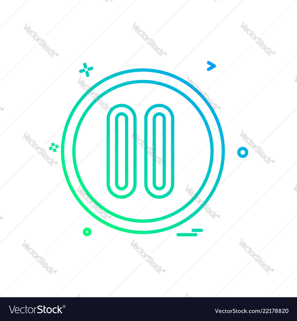 User interface button icon design