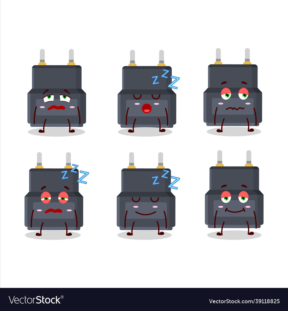 Cartoon character of adapter connector