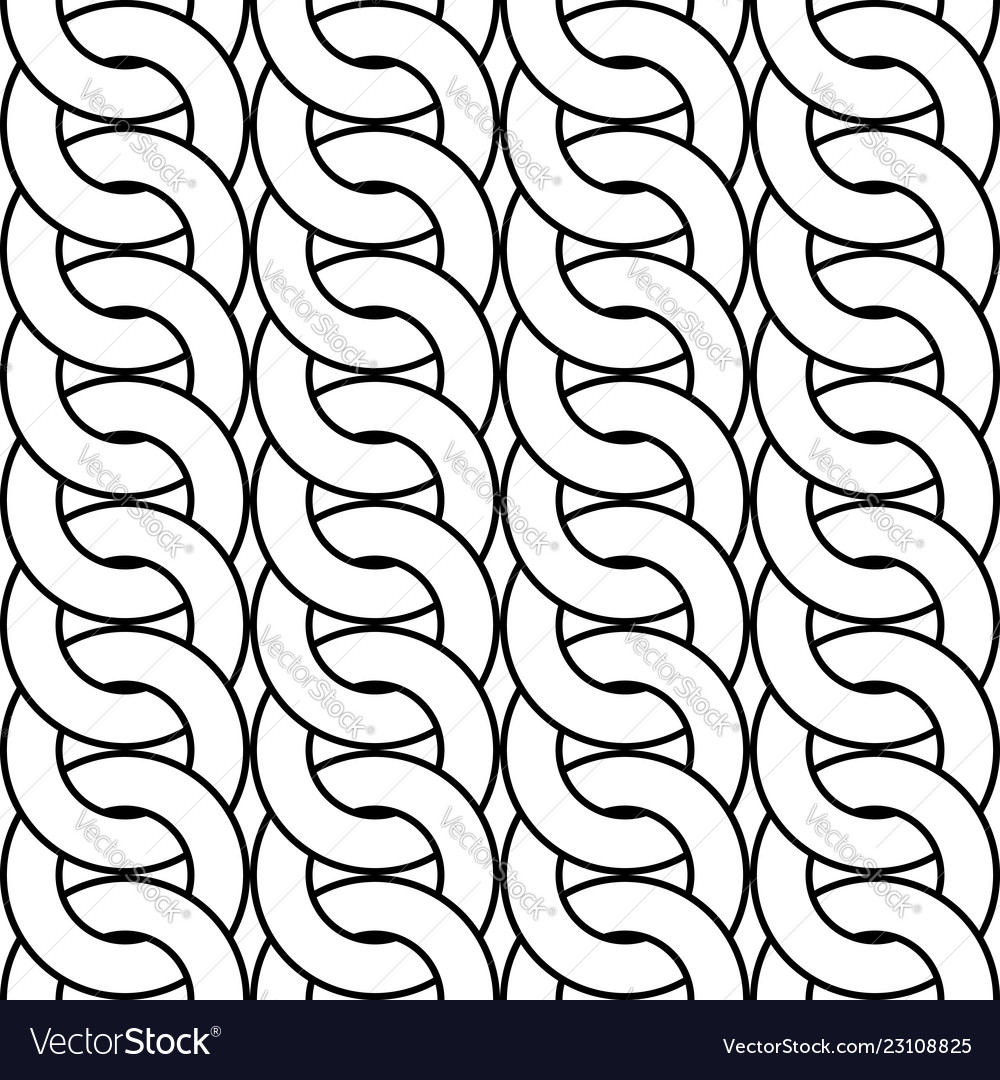 Design seamless chain pattern Royalty Free Vector Image