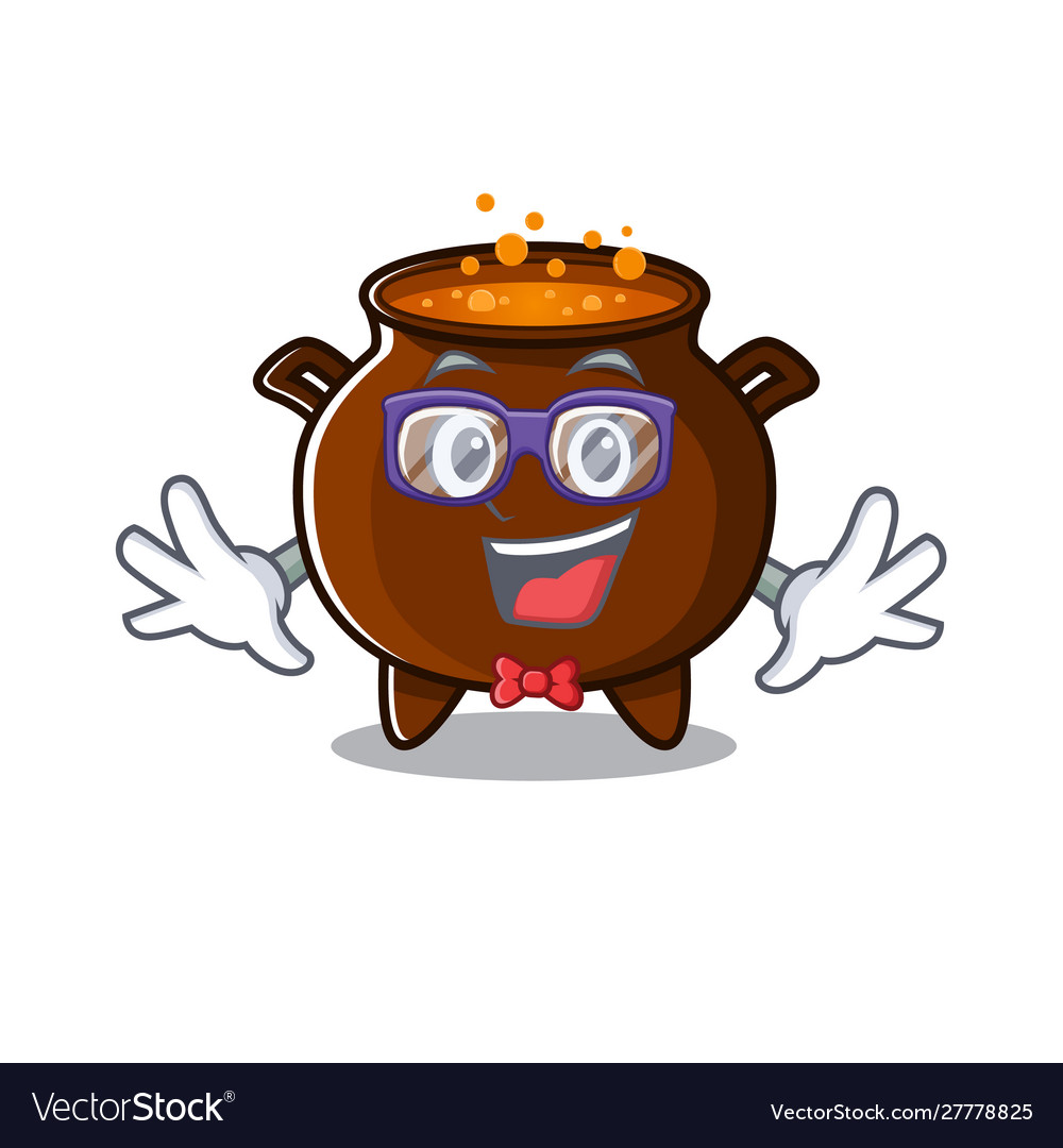 Geek cauldron with in mascot shape
