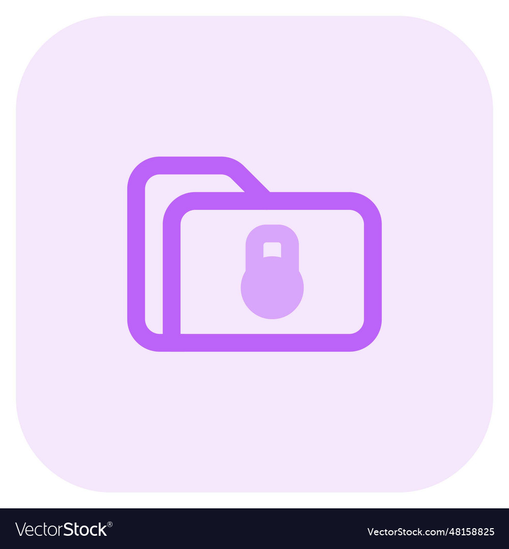 Information protected by locking the folder