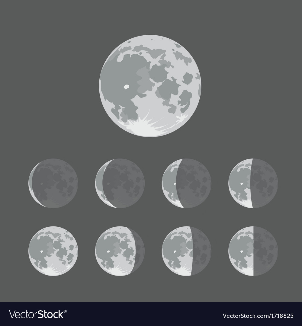 Moon Royalty Free Vector Image - VectorStock