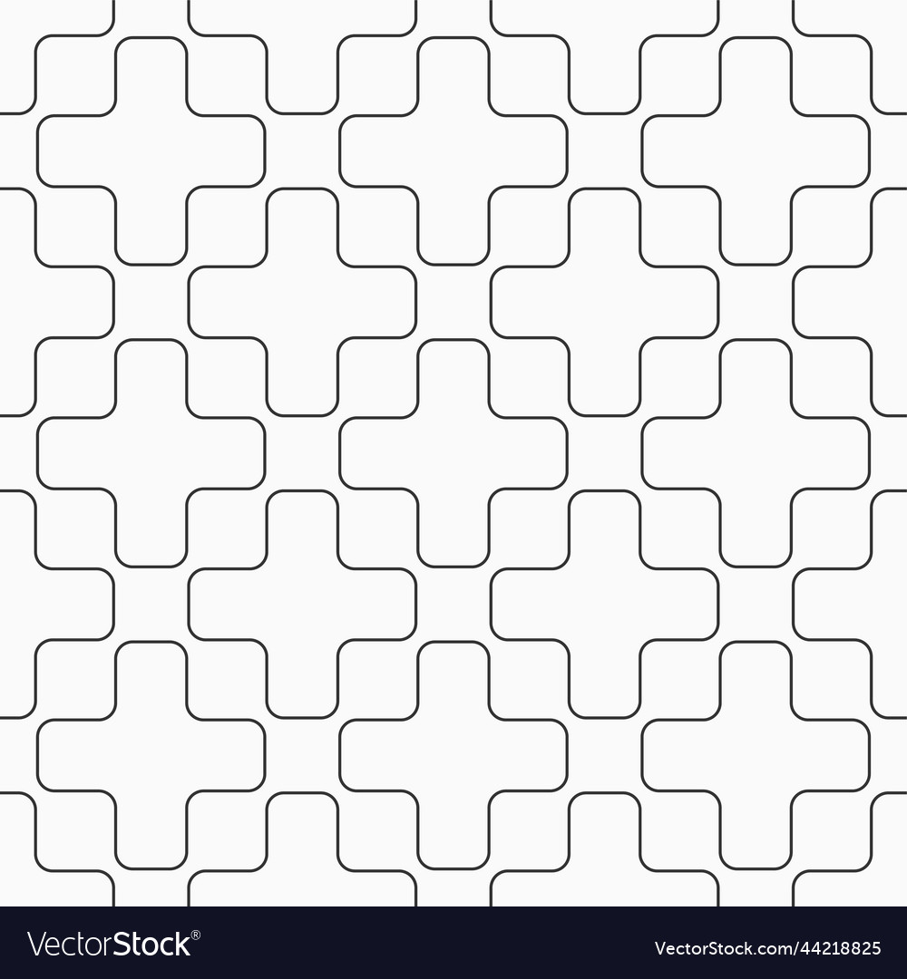 Seamless outline lattice pattern repeating vector image Seamless outline lattice pattern repeating
