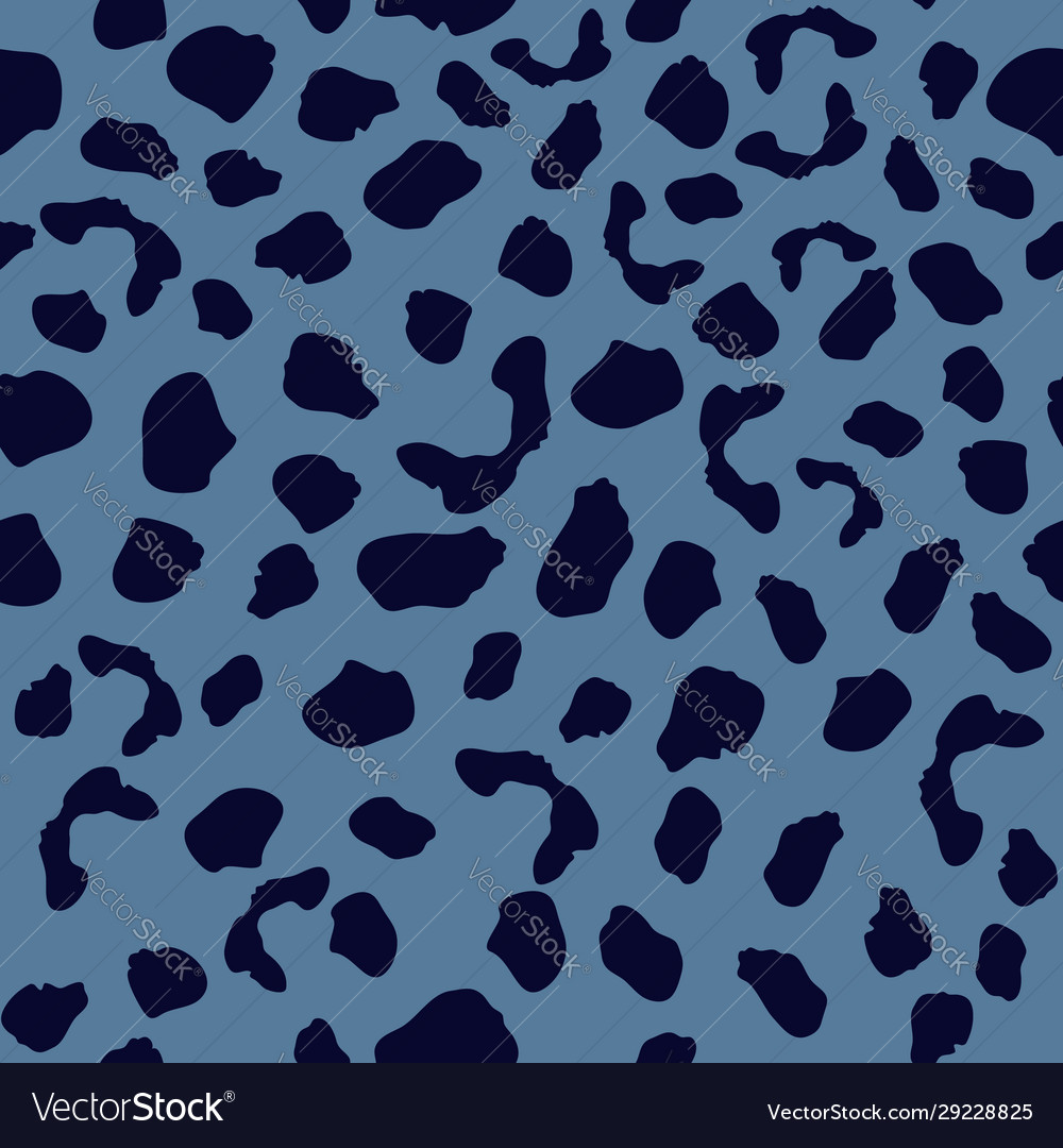 Seamless pattern with leopard skin abstract vector image Seamless pattern with leopard skin abstract