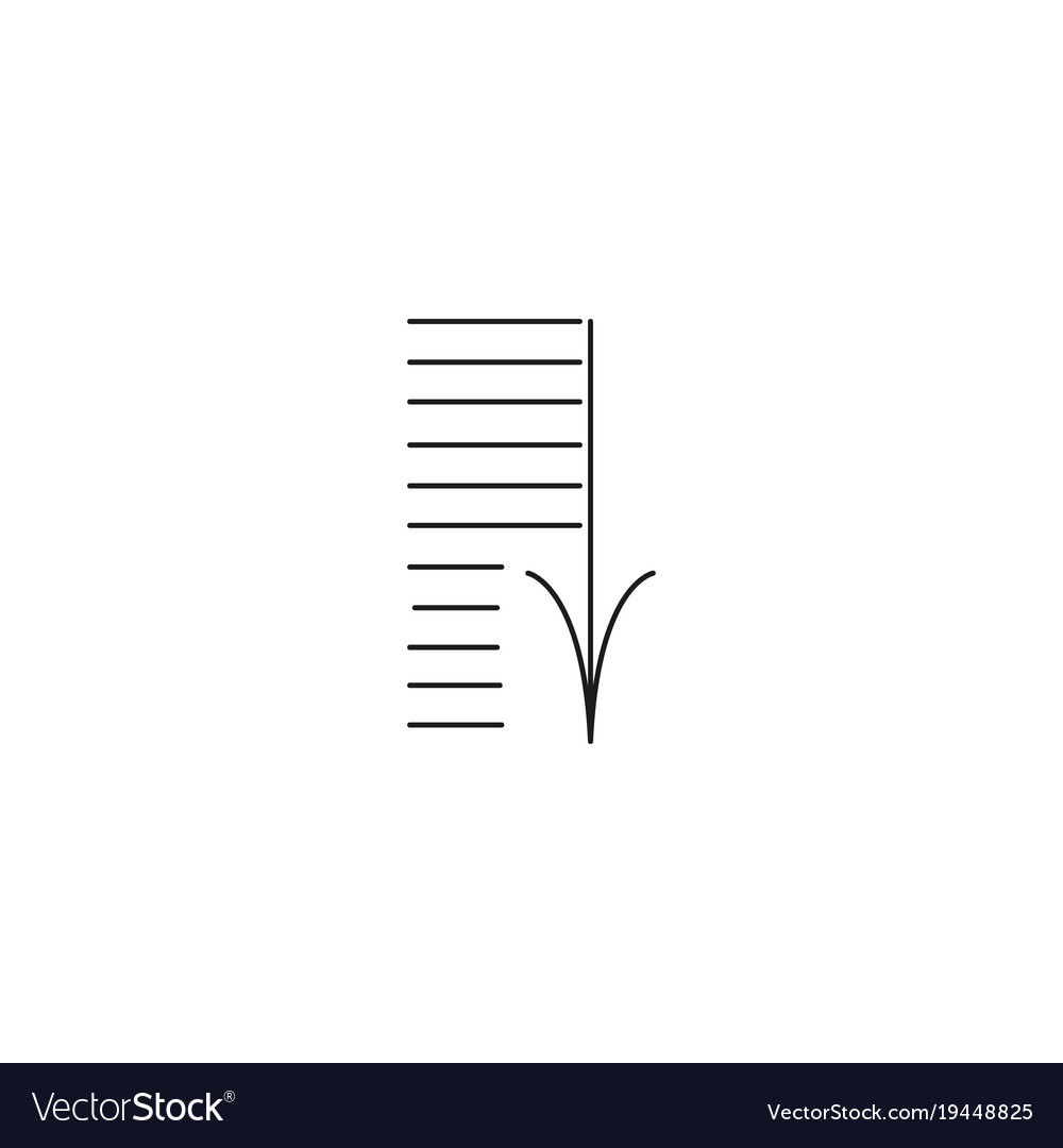Sort linear icon Royalty Free Vector Image - VectorStock
