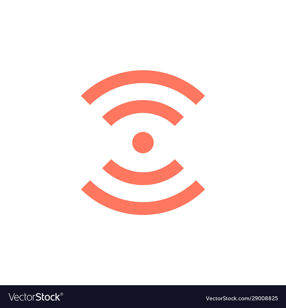 Wifi icon wireless network symbol for your web