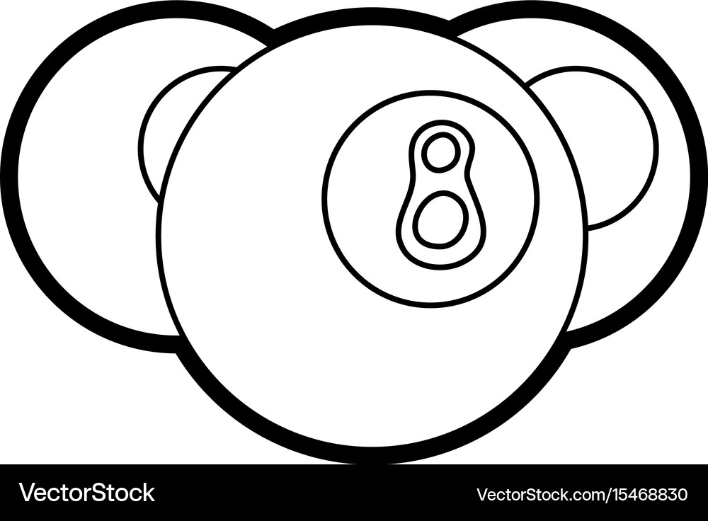 Billiards Royalty Free Vector Image - VectorStock