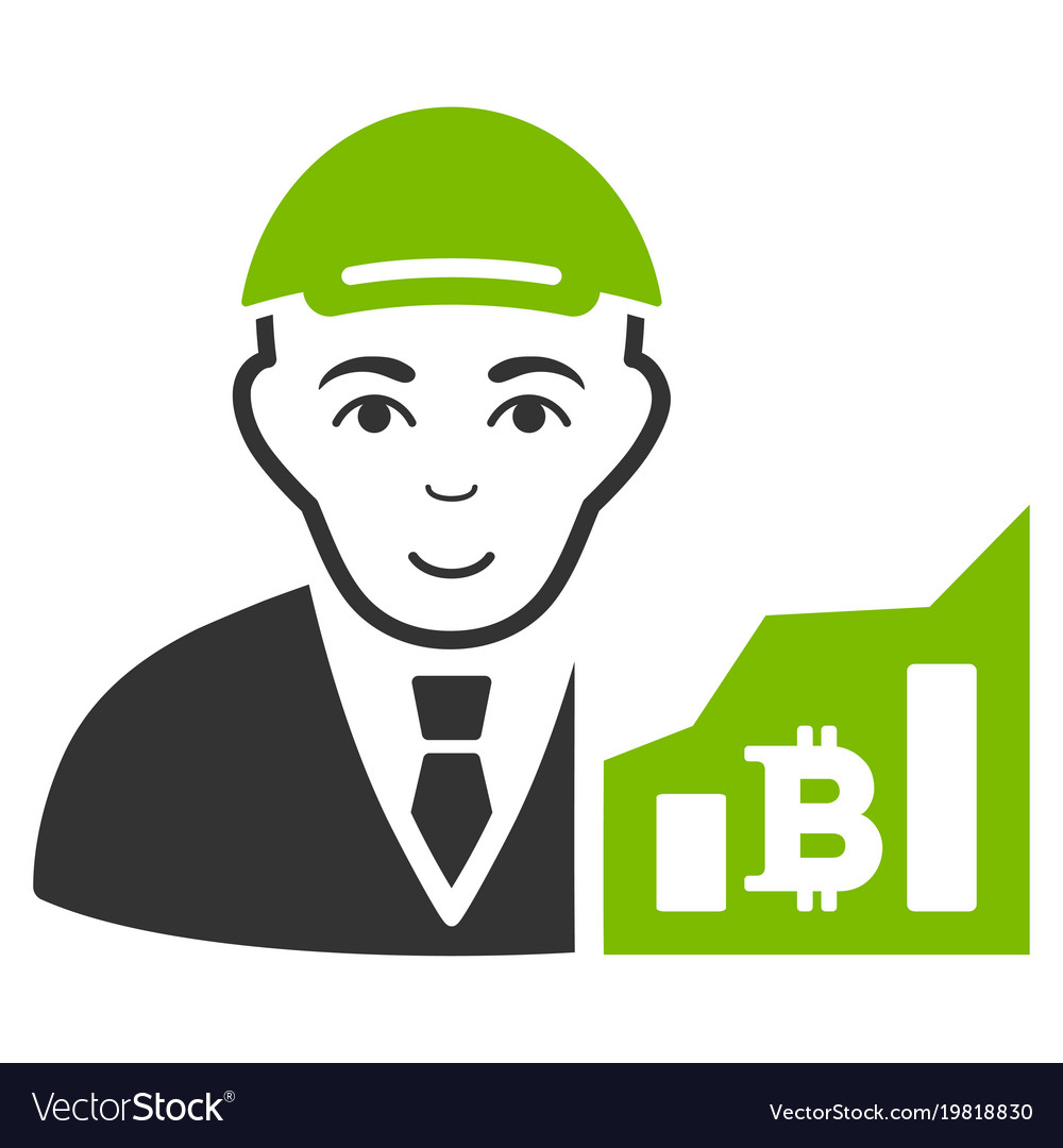 Bitcoin trader icon