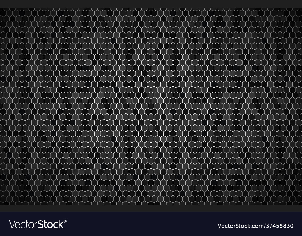 Dark widescreen background with hexagons