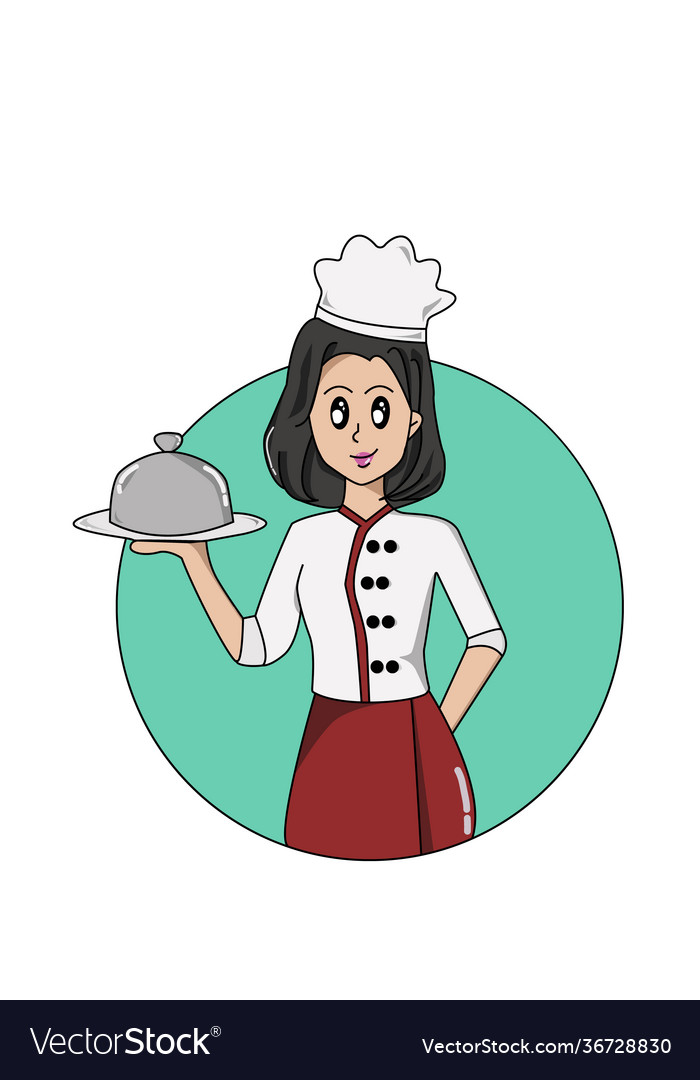Design character chef Vector Image Design character chef