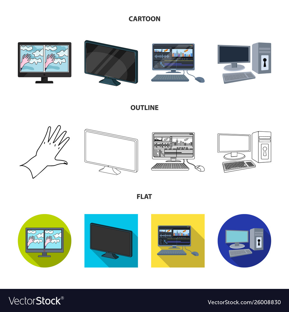 Screen and computer logo